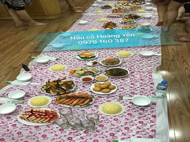 NẤU CỖ TẠI NHÀ, ĐẶT TIỆC TẠI NHÀ Ở CHUNG CƯ GOLD MARK  136 HỒ TÙNG MẬU, HÀ NỘI 0979160387