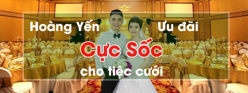 Ưu đãi 20% cho tiệc đám cưới