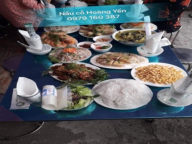 NẤU CỖ TẠI NHÀ Ở THÔN NGUYỆT ÁNG, XÃ ĐẠI ÁNG, THANH TRÌ, HÀ NỘI
